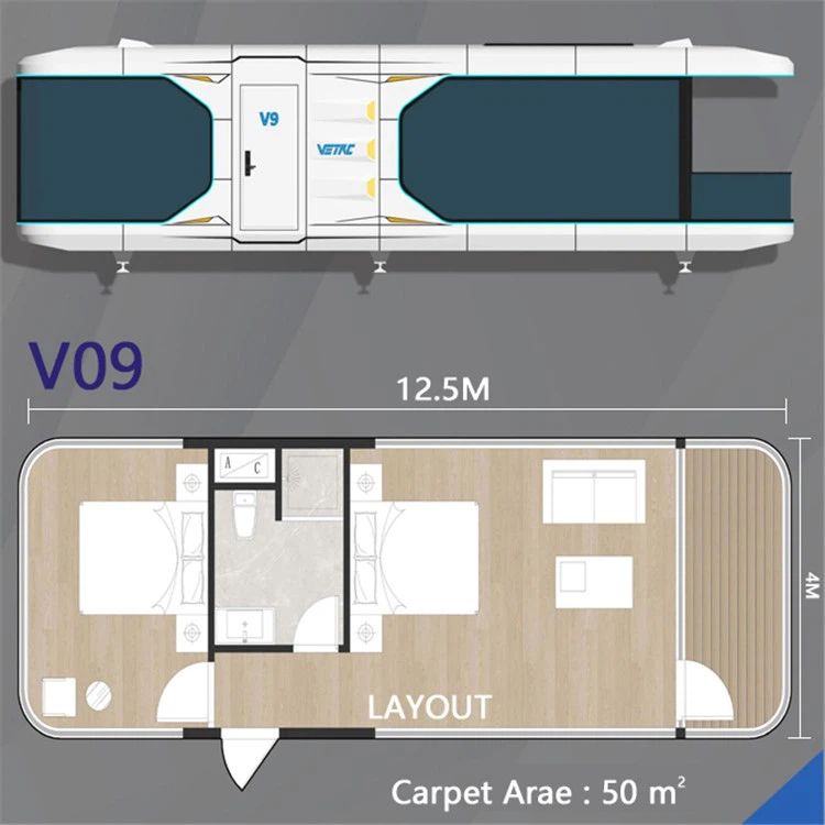 Furnished Capsule Tiny House 50 m2 For Living 4 Furnished Capsule Tiny House 50 m2 For Living 4