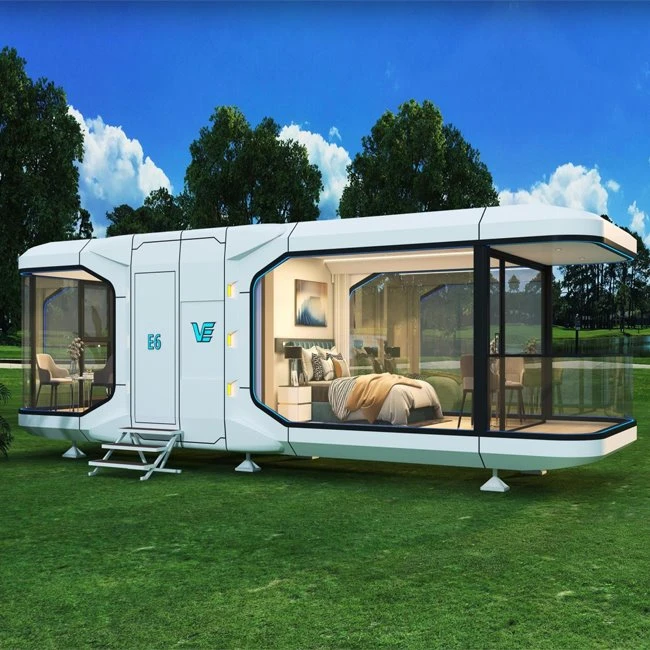 Mobile Space Cube Capsule House 40 ft Tsev